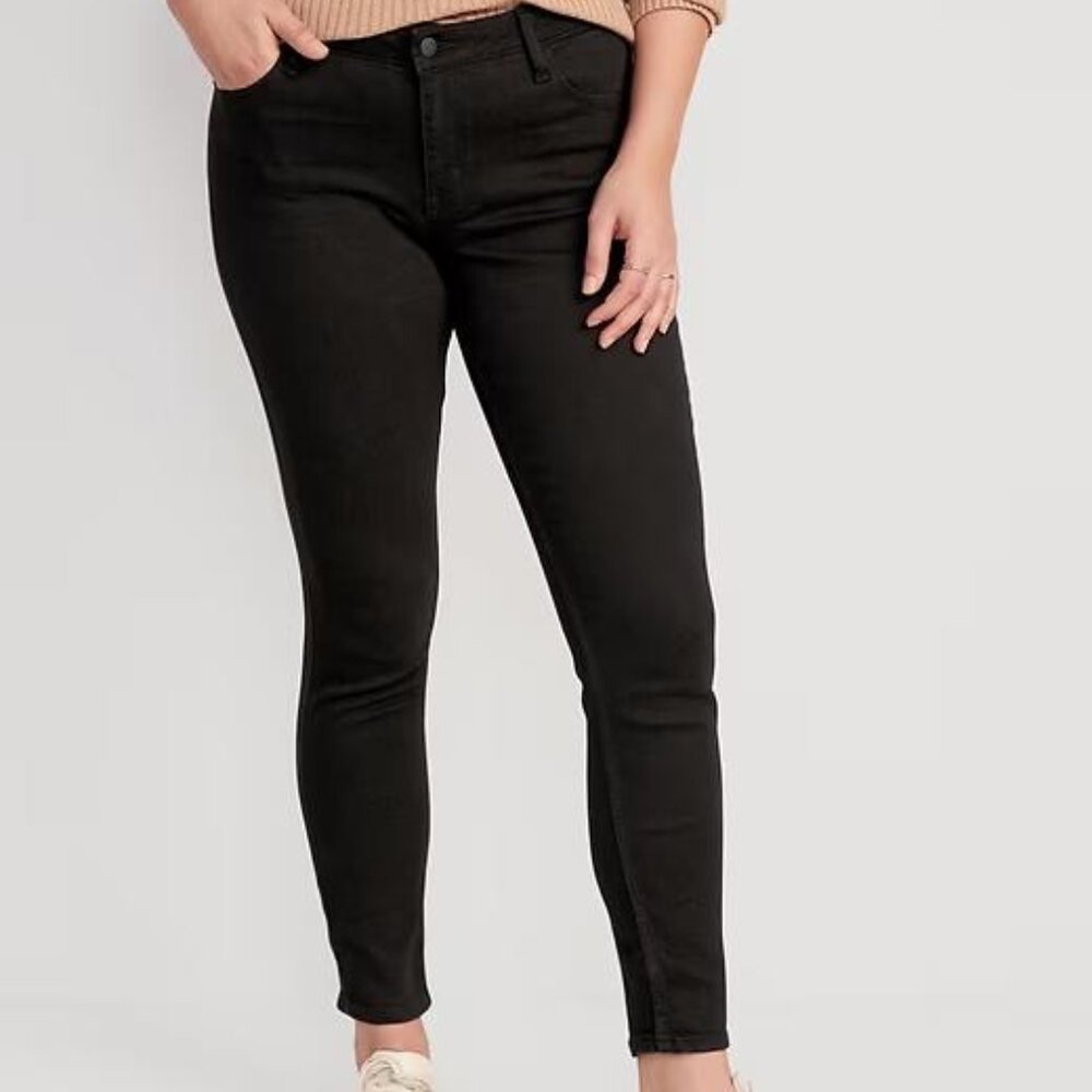 NWT Old Navy Mid-Rise Rockstar Super-Skinny Jeans - Picture 5 of 10